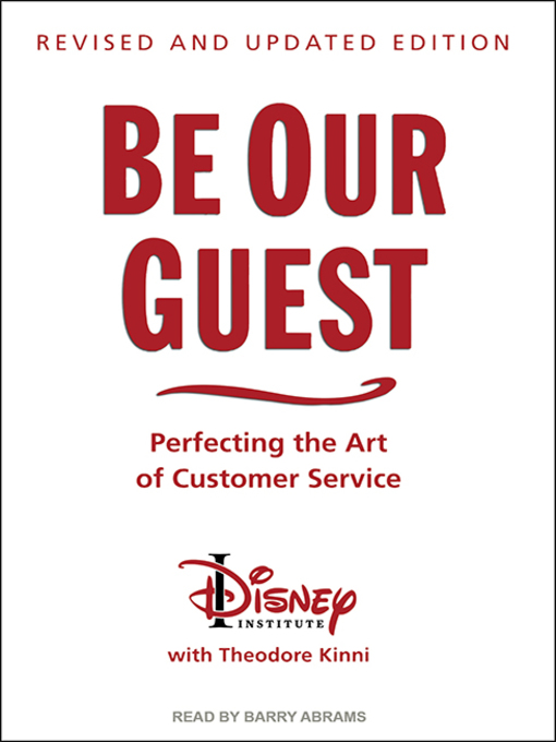 Title details for Be Our Guest by The Disney Institute - Available